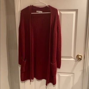 loft medium knit cardigan